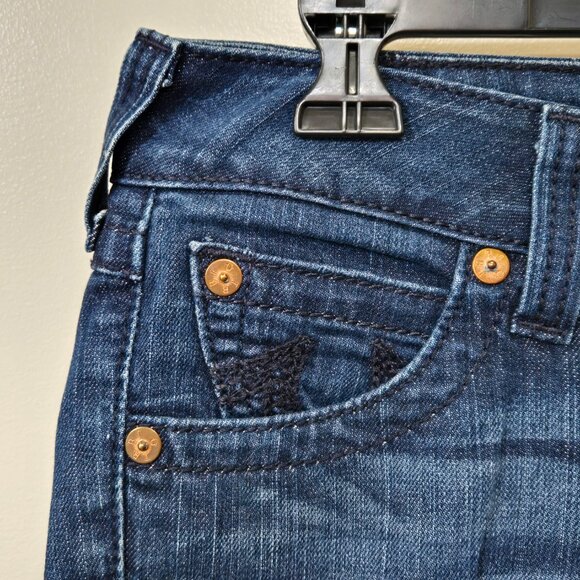 Vintage True Religion Medium Wash Flare Leg Jeans Size 29 - Picture 4 of 16